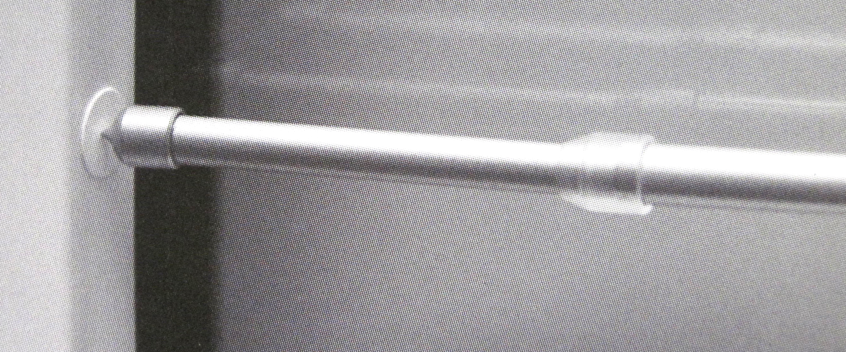 Pinn-Stange Klemmstange Vitrage Braun Ø 7 mm, L 60-70 cm