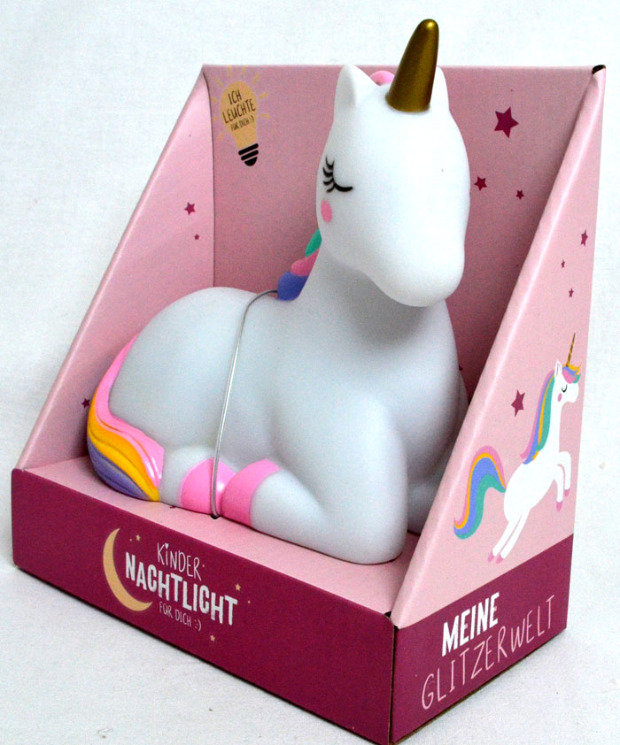 LED-Nachtlicht für Kinder Einhorn mit Timer