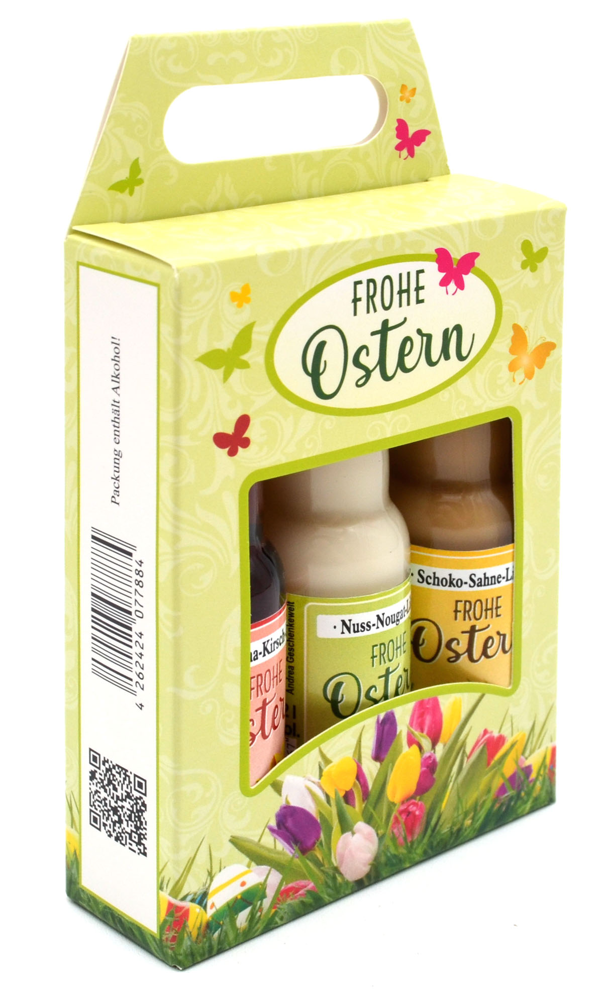 3er Likörbox "Frohe Ostern" je 15%vol. 0,02l  