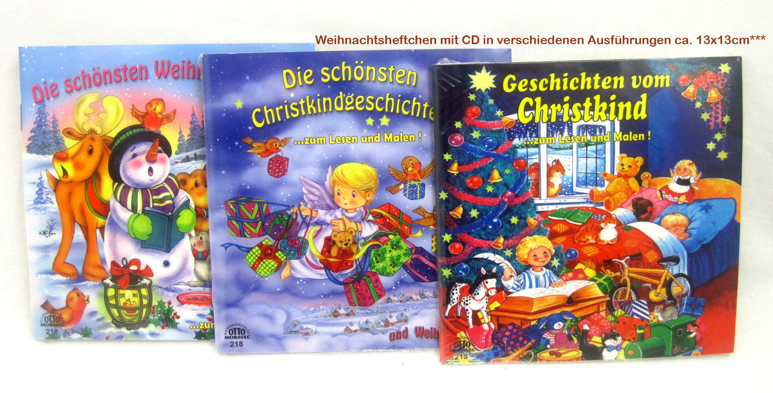 Weihnachtsheftchen Geschichten vom Christkind mit CD ca.13x13 cm