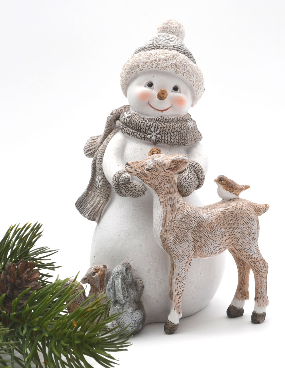 Schneemann Winterzeit V1 Größe 16x12x9 cm (HxBxT)