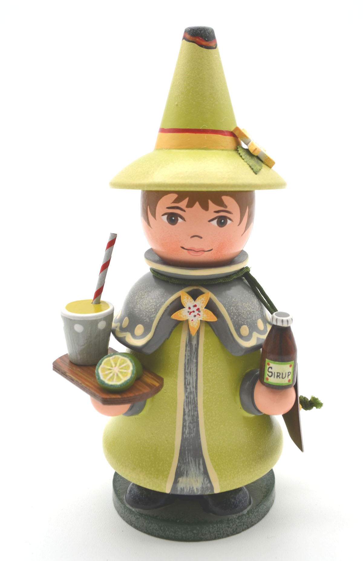 Hubrig - Rauchfigur Wichtel Limette Neuheit 2026 ca. 13 cm