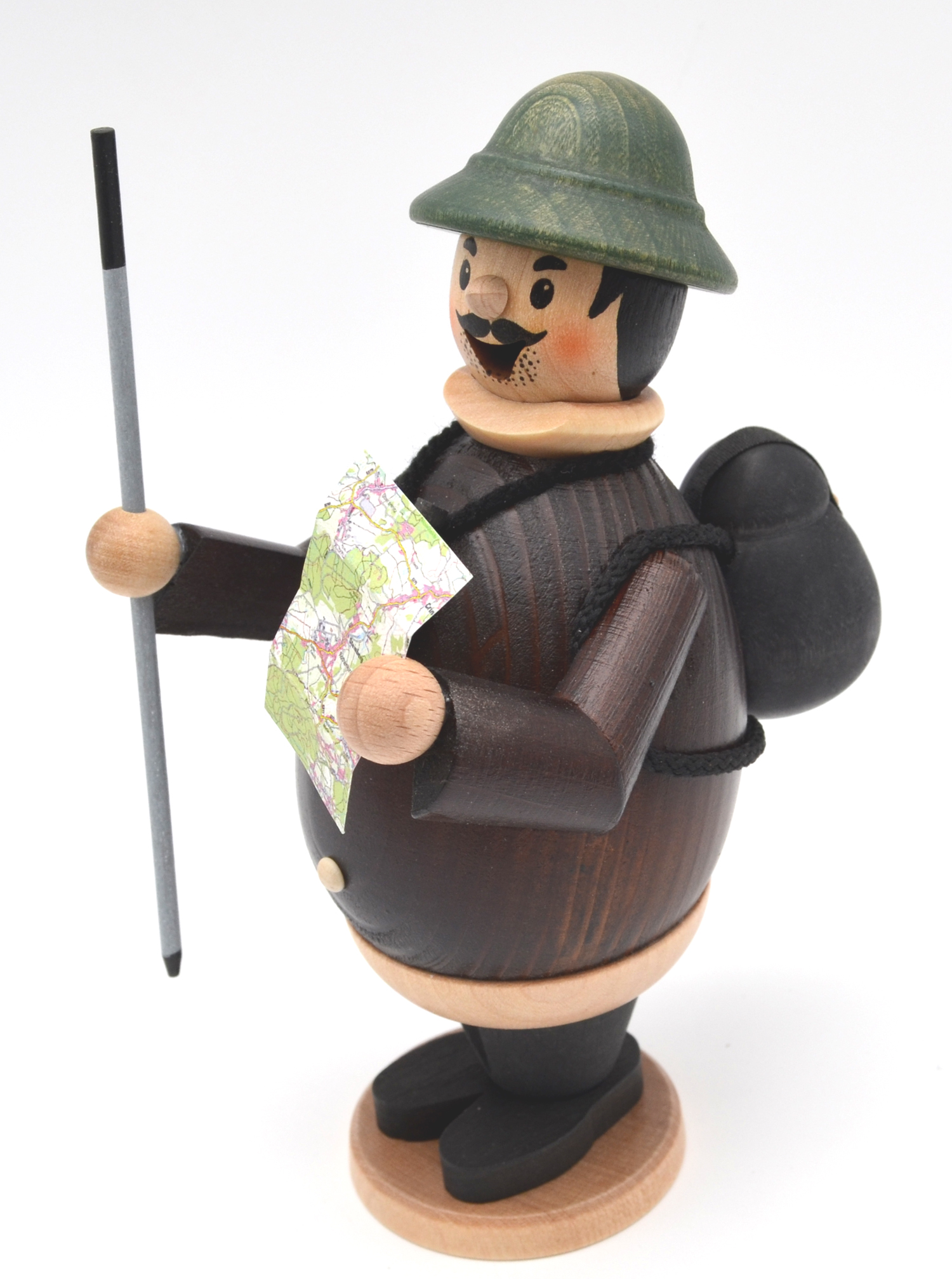 Rauchfigur Max "Wanderer" mehrfarbig ca. 16 cm