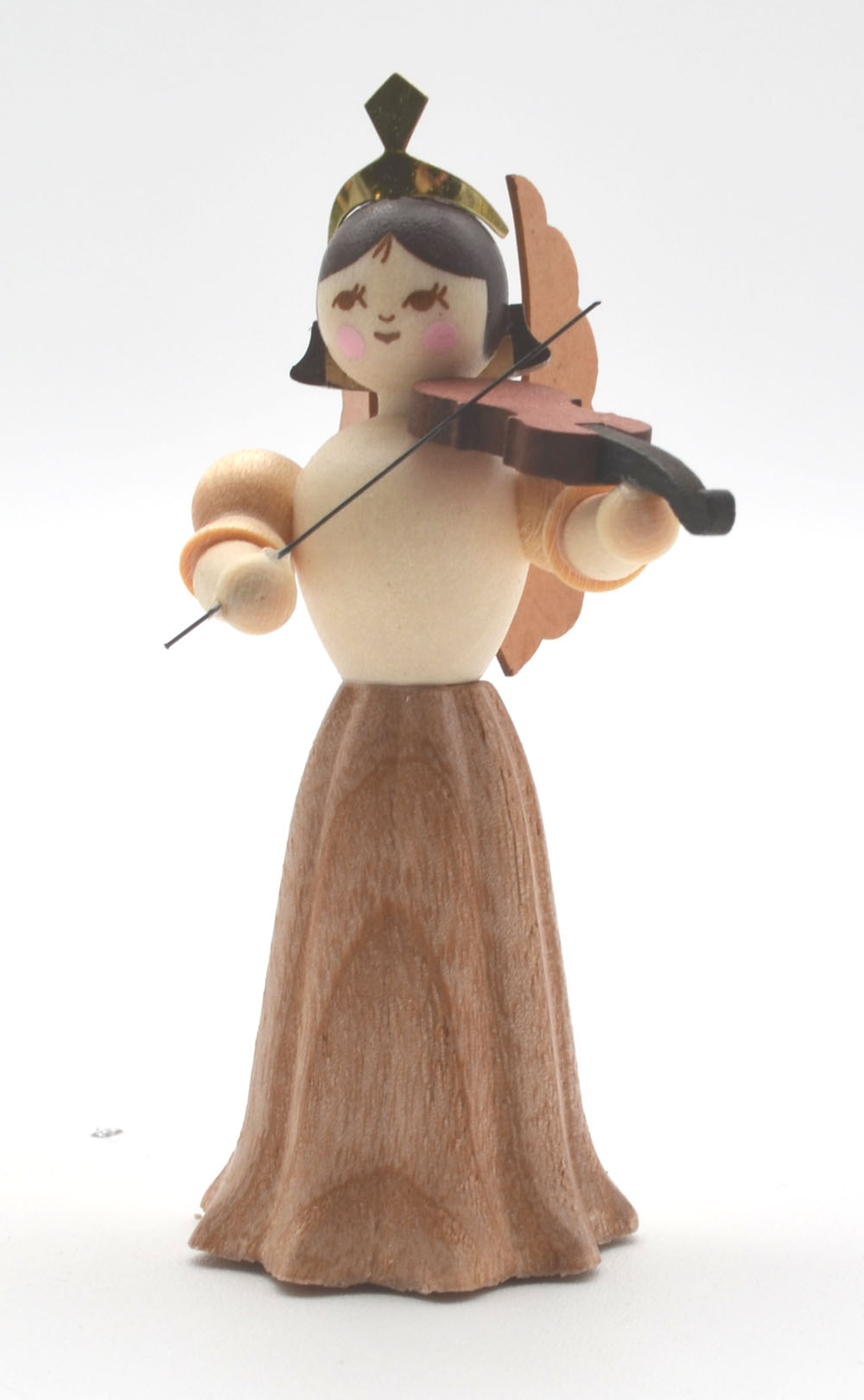 Engel Langrock mit Bratsche Natur 7 cm Konzertengel