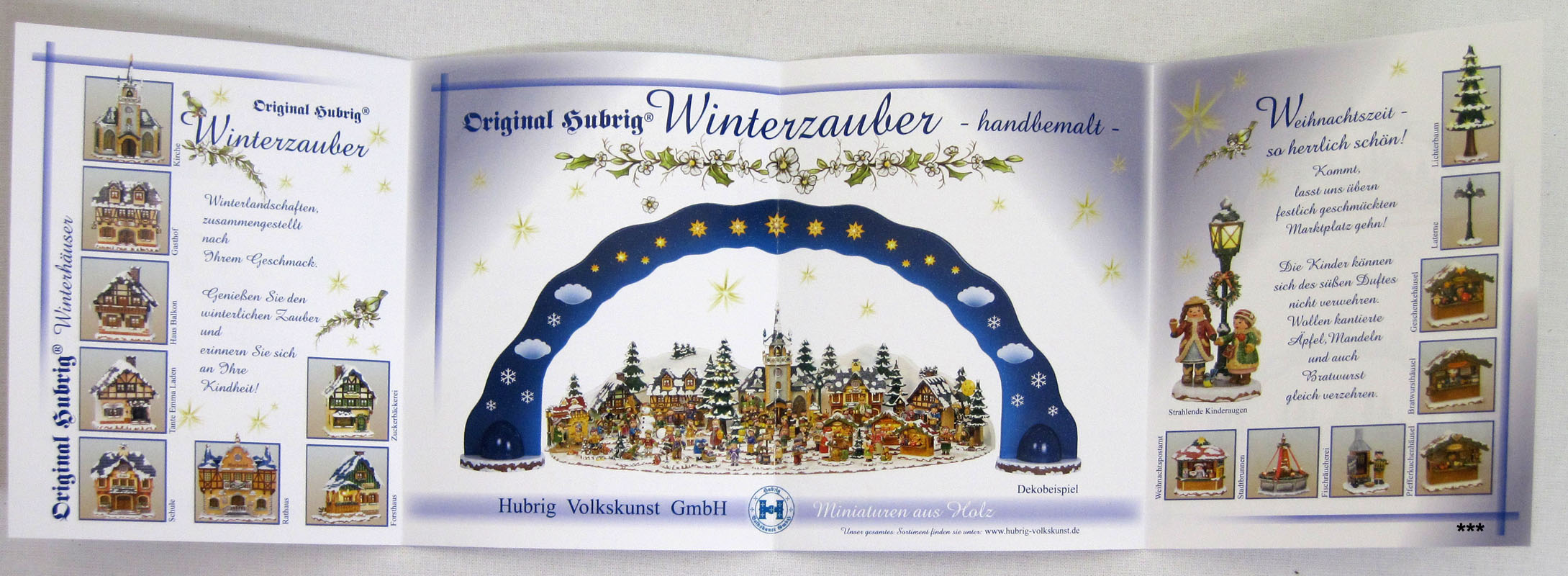 Hubrig - Wiki - Bratwursthäusel elektrisch beleuchtet ca. 9,5x8,5x4 cm (BxHxT)