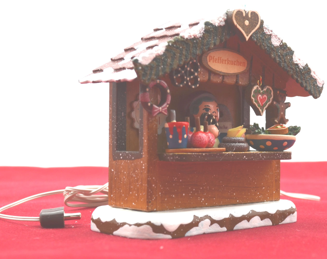 Hubrig - Wiki - Pfefferkuchenhäusel elektrisch beleuchtet ca. 9,5x8,5x4 cm (BxHxT)