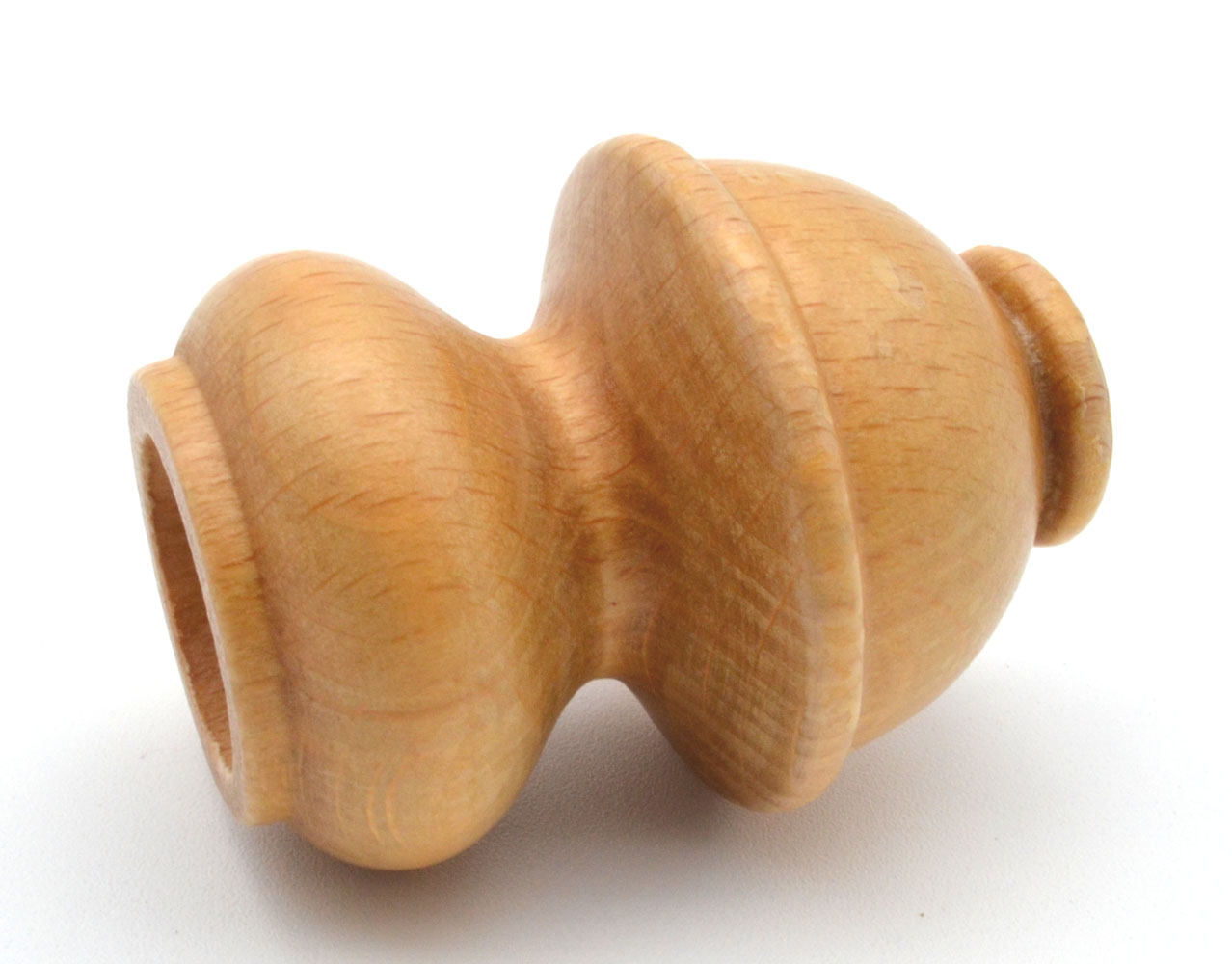 1x Endstück Holz Buche für Stangen Ø 20 mm V2