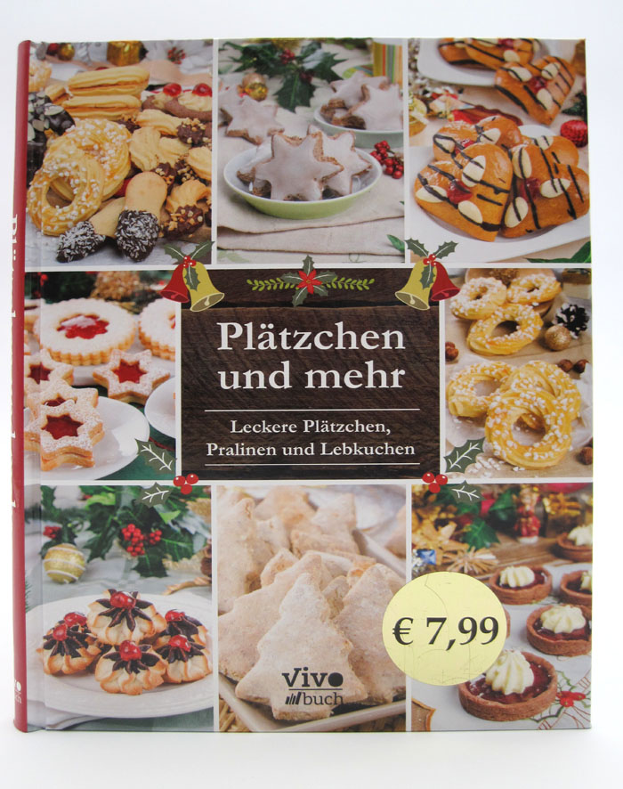Backbuch "Plätzchen und mehr" gebunden Ausgabe ISBN 978-3-86405-089-3