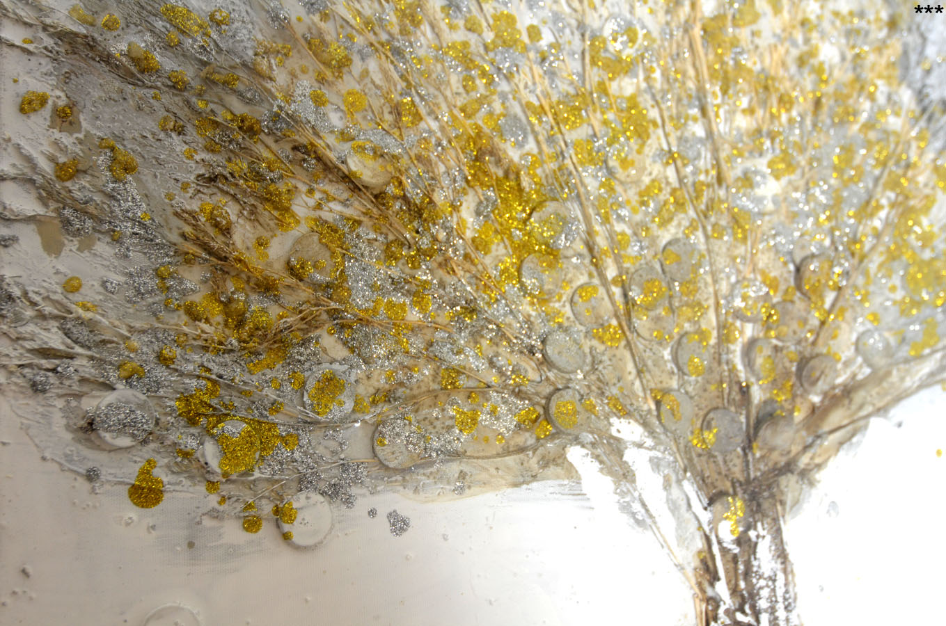 38737_gem_lde_baum_silberd2 Gemälde Baum handgemalt naturfarbig-gold-silber ca. 50 x 50 cm(BxH)