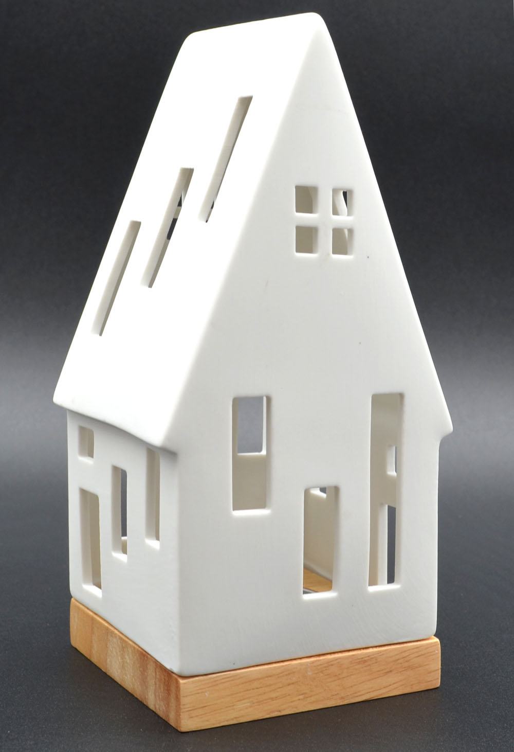 Village House Porzellan-Teelichthaus 19x8,1x8,1 cm (HxBxT) H70