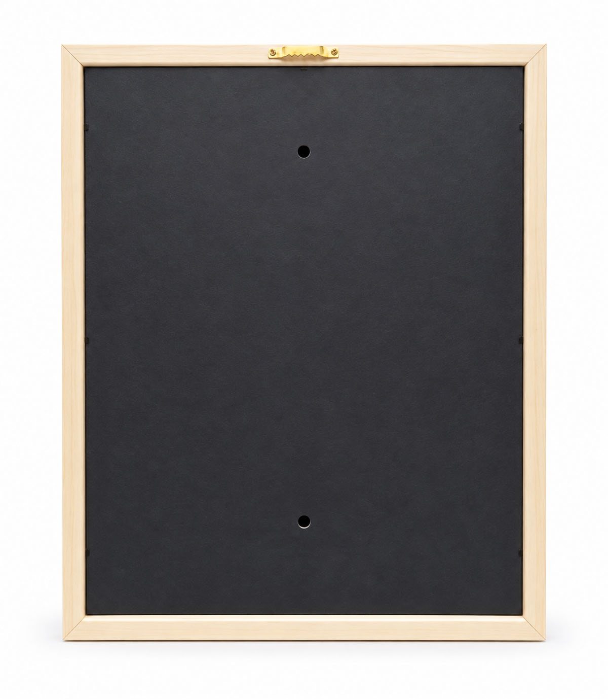 Gerahmtes Wandbild Waldsee mit Boot 40 × 50 cm – V1 Boot mittig