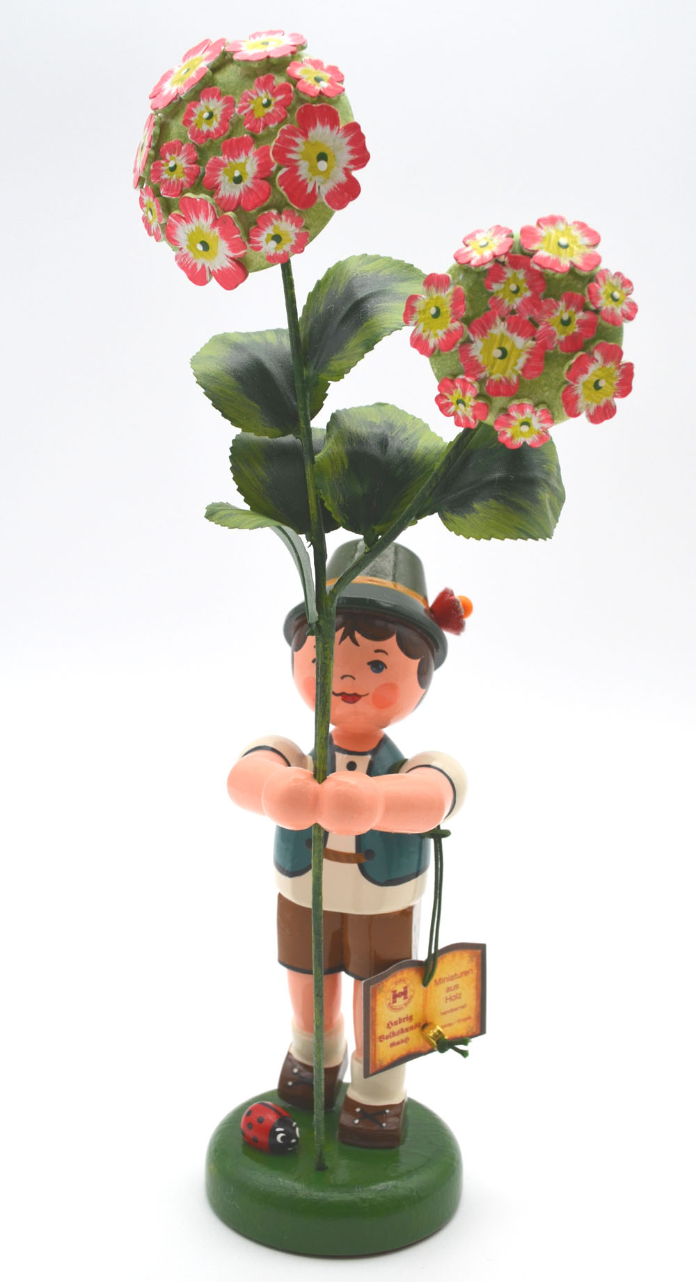 Hubrig - Junge mit Hortensie 24 cm