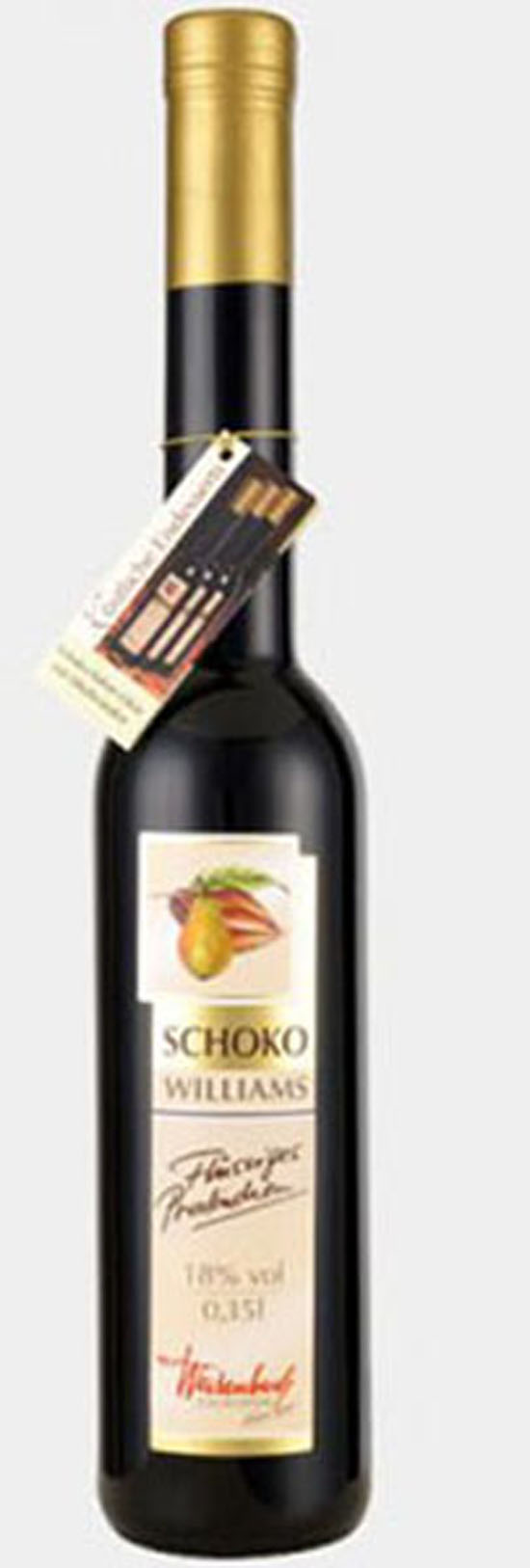 Schoko - Williams Likör 100 ml Flüssiges Pralinchen