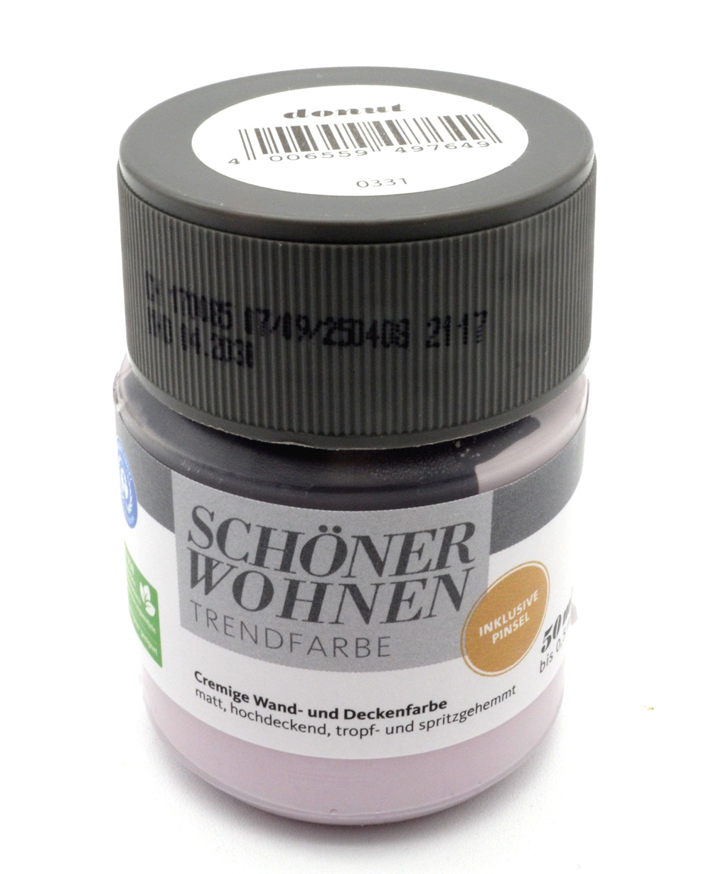 Schöner Wohnen Trendfarbe 4550 Donut matt 50 ml Tester für 0,5m² Schöner Wohnen Trendfarbe 4550 Donut matt 50 ml Tester für 0,5m²