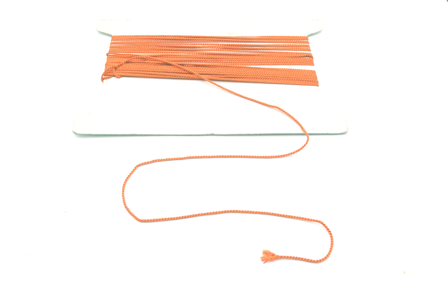 3 m Kordel gedreht 2 mm Orange