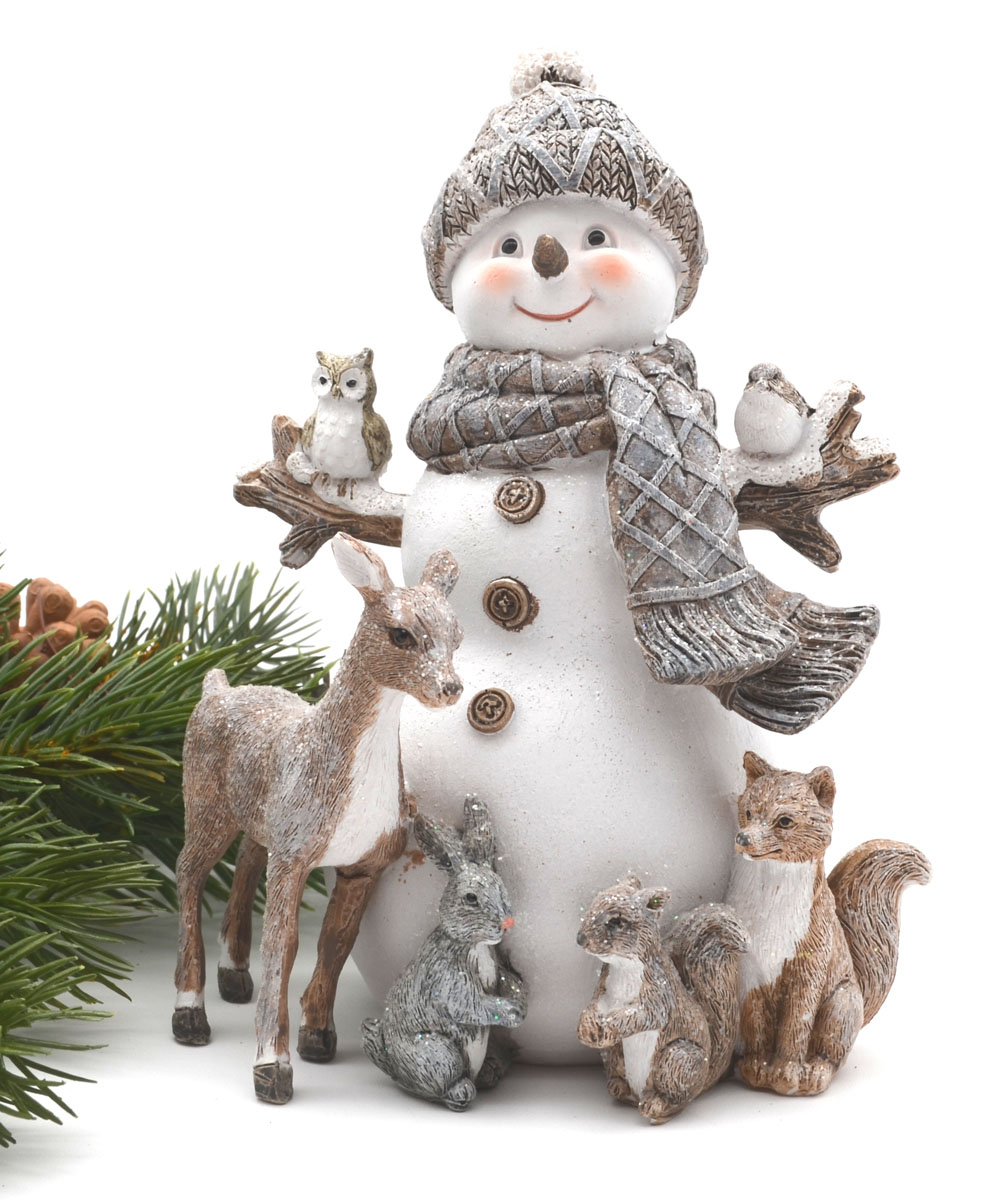 Schneemann Winterzeit V2 Größe 16x12x9 cm (HxBxT)