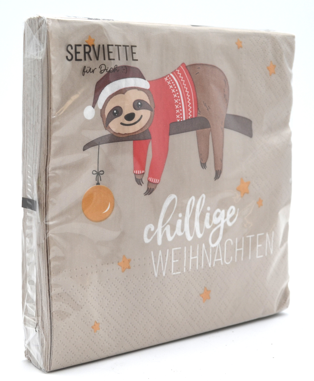 Weihnachts-Lunch-Servietten Chiller 20 Stück 33 x 33 cm