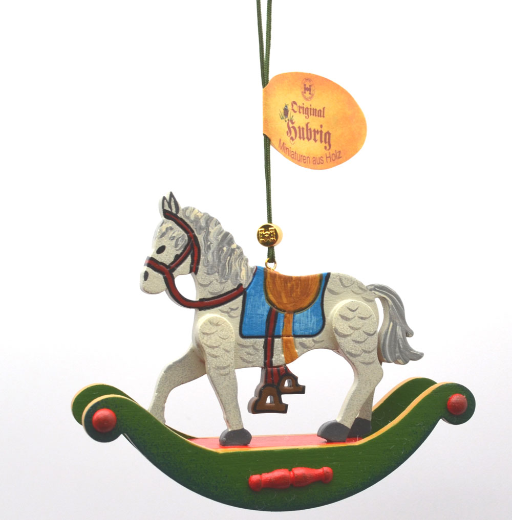 Hubrig Baumbehang Schaukelpferd mehrfarbig ca. 10x8x3 cm (BxHxT)