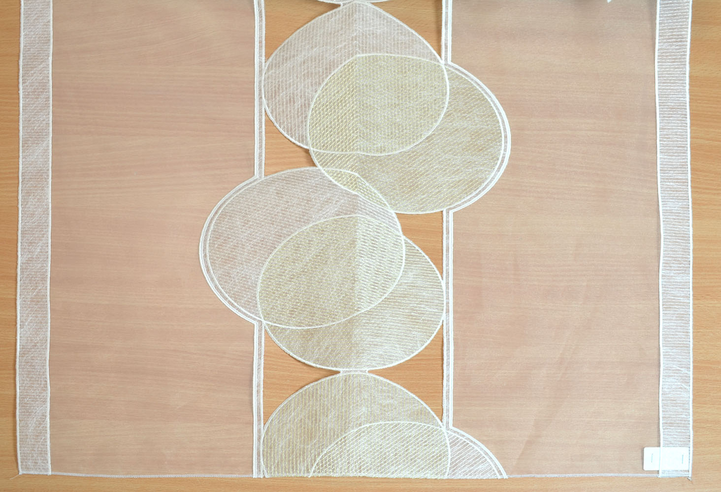 Flächenvorhang "Santo 3191" bestickt 60 cm breit Meterware