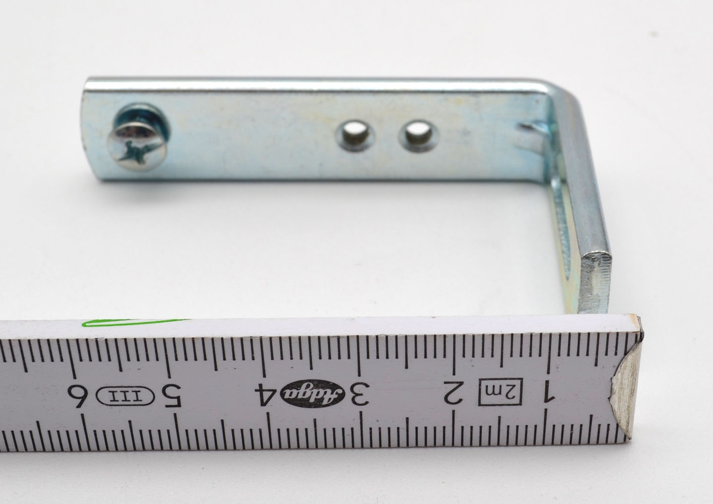 Wandwinkel Metall silber 6,5 cm x 4 cm x 0,2 cm incl. Befestigungsmaterial