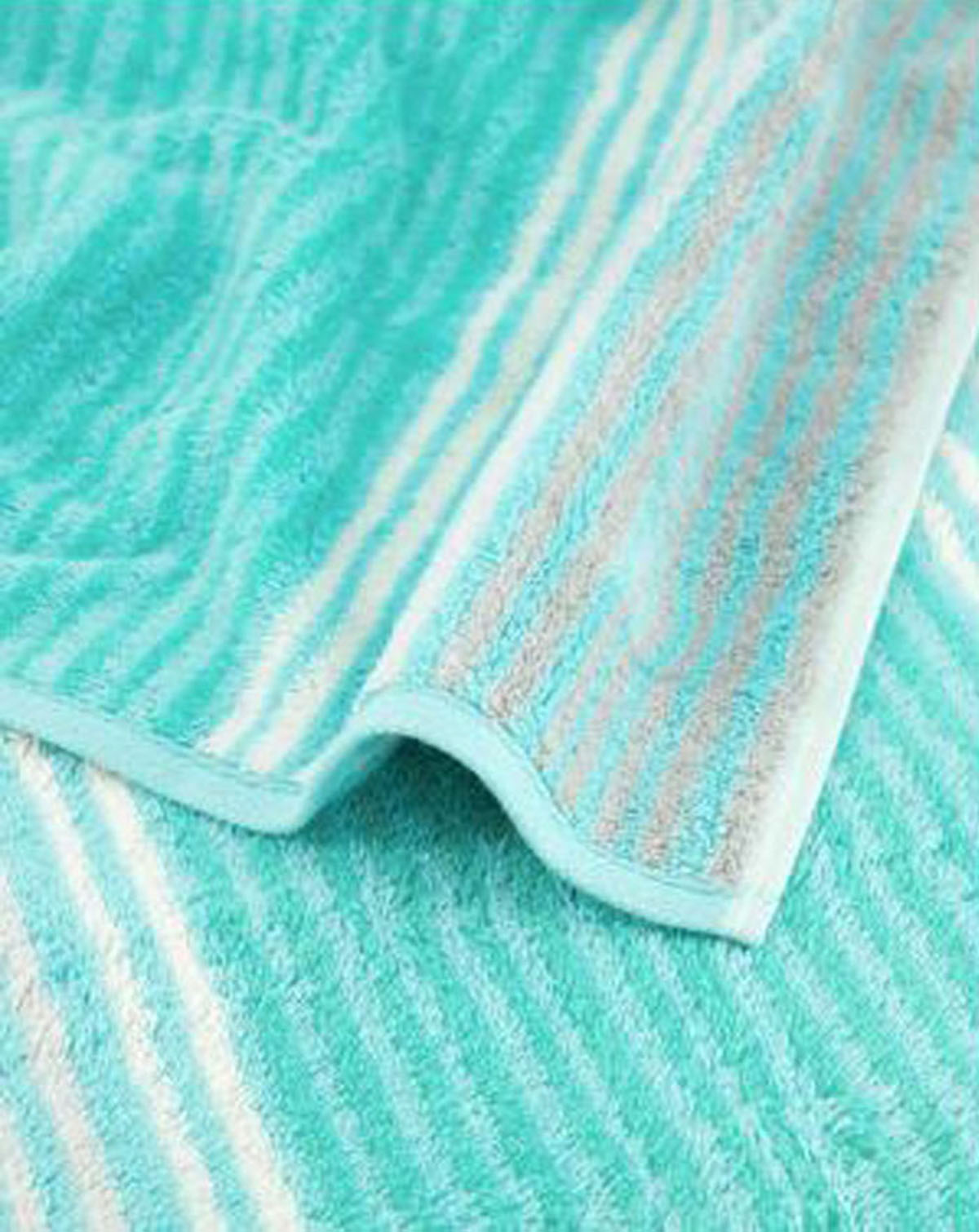 Handtuch Noblesse Cashmere Jaquardt türkis 50 x 100 cm