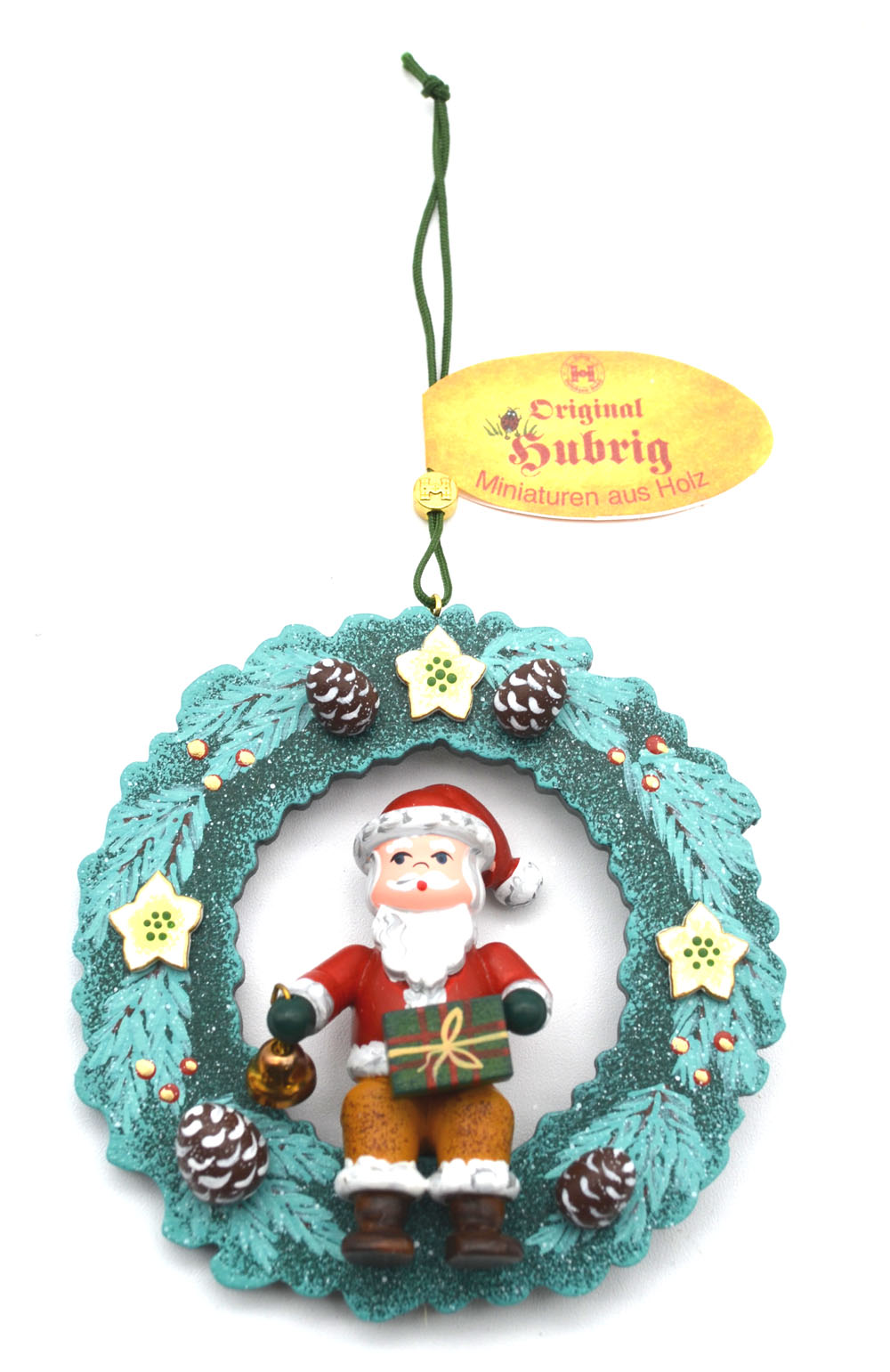 Hubrig Baumbehang Adventskranz mehrfarbig ca. 8,5x8,5x2,5 cm (BxHxT) 