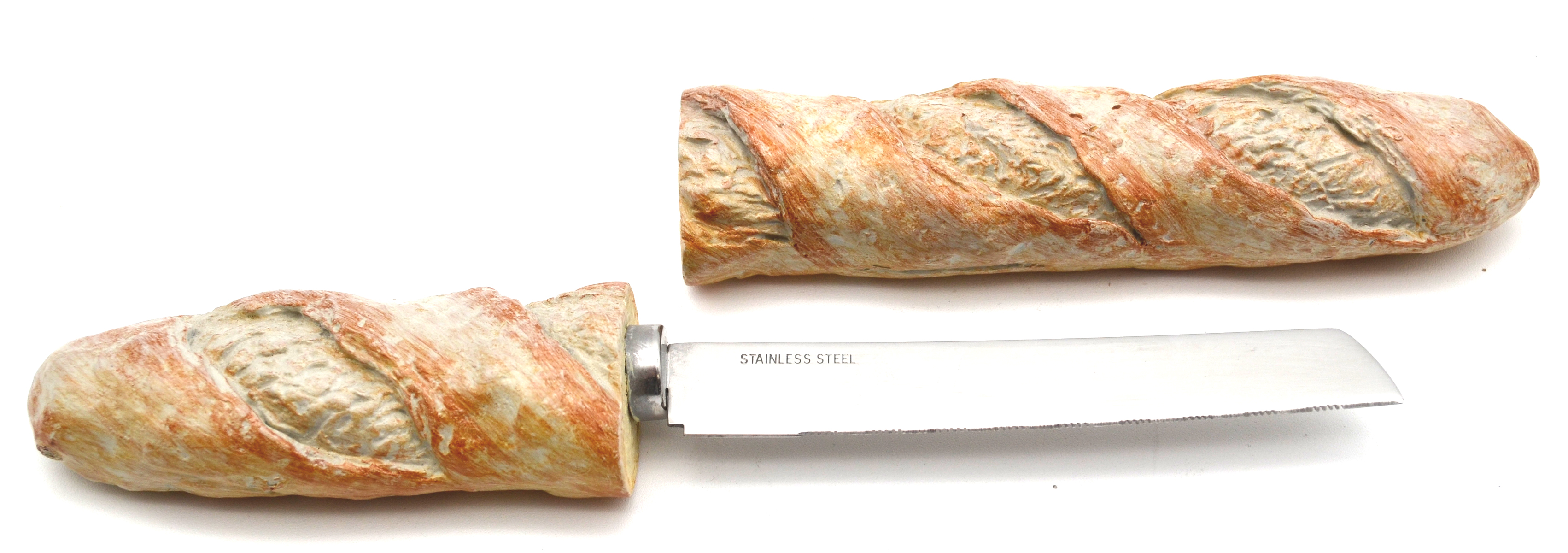 Brotmesser in Brotform  24x4 cm Stainless Steel