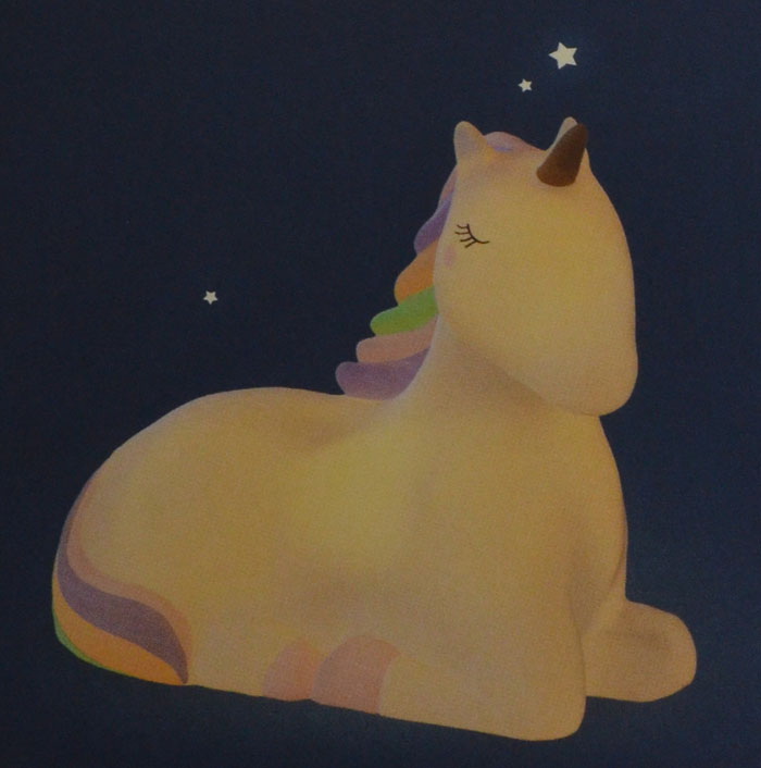 LED-Nachtlicht für Kinder Einhorn mit Timer