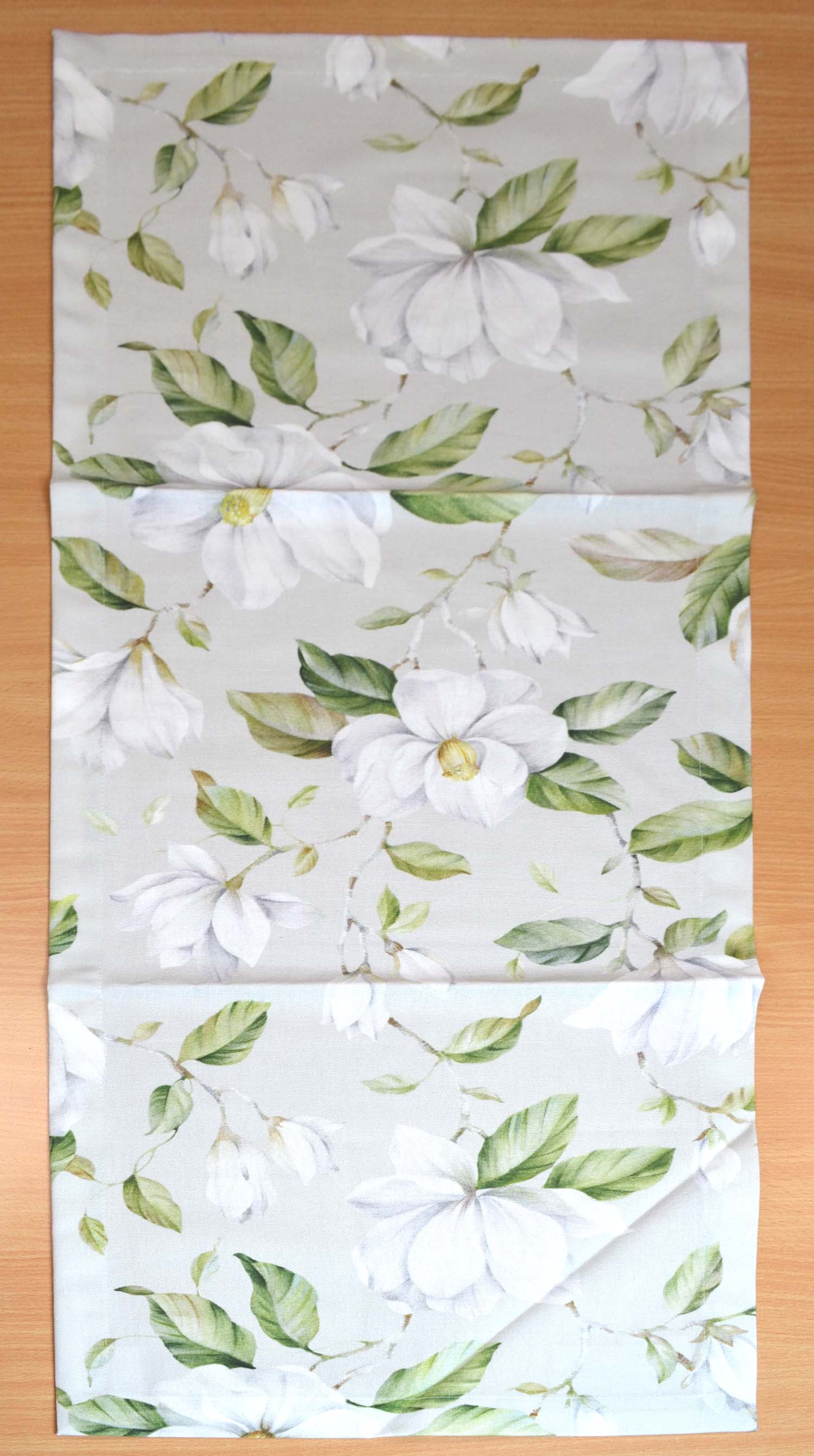 Tischläufer Magnolia mehrfarbig ca. 38 x 140