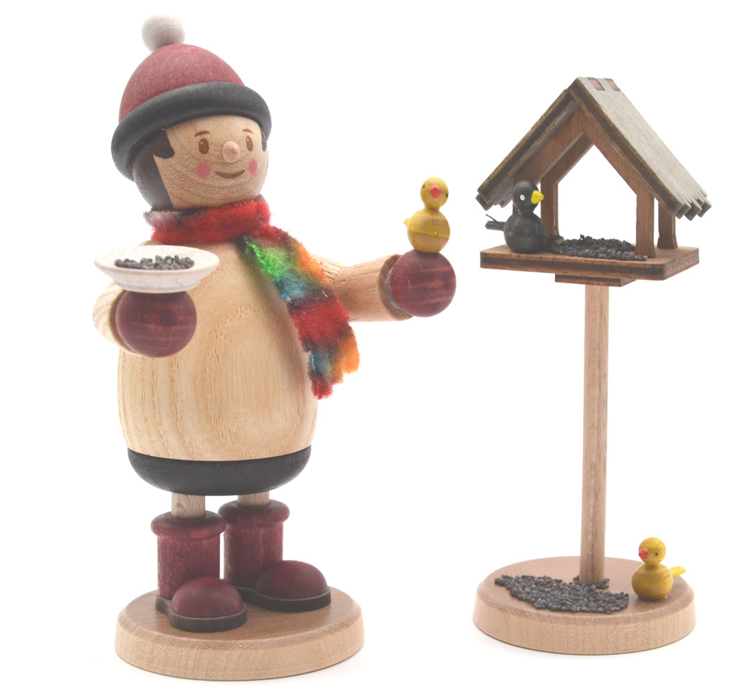 Mäxchen Vogelfütterung mit Vogelhaus ca. 11 cm Neuheit 2025 Mäxchen Vogelfütterung mit Vogelhaus ca. 11 cm Neuheit 2025