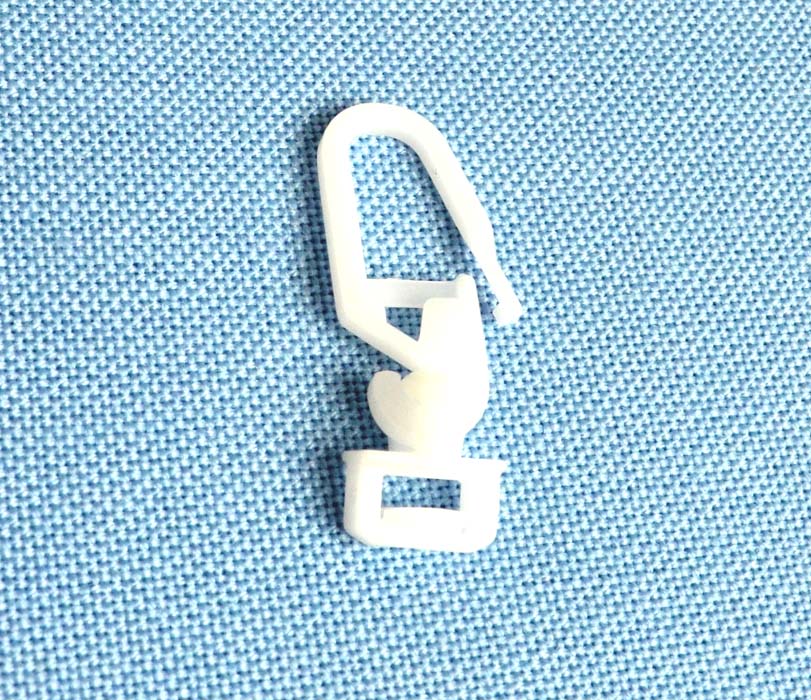 25 Stück Klick-Gleiter Mini weiß 3,6-4 mm