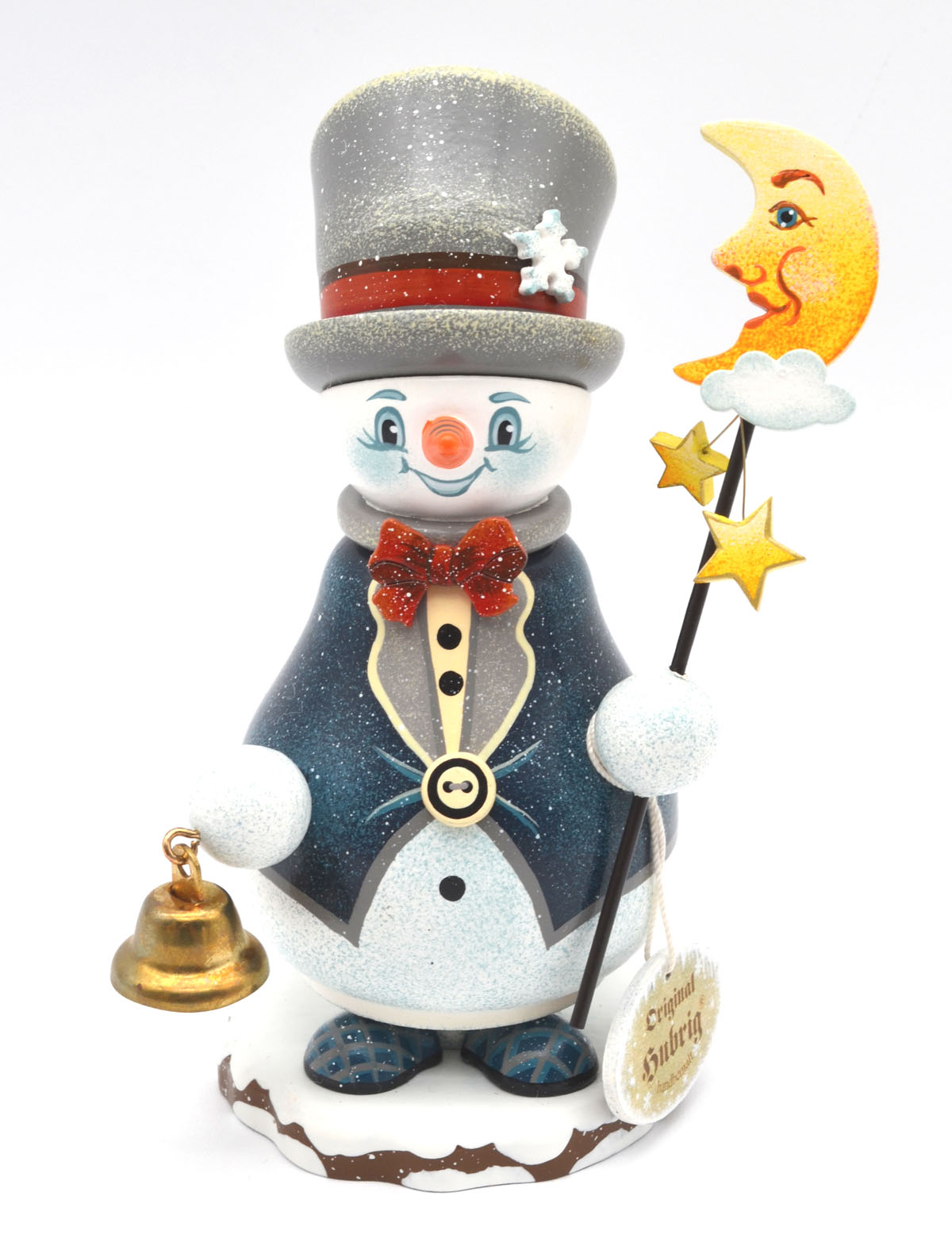 Hubrig Räucherwichtel „Mondwächter“ 14 cm – handbemalte Holzkunst