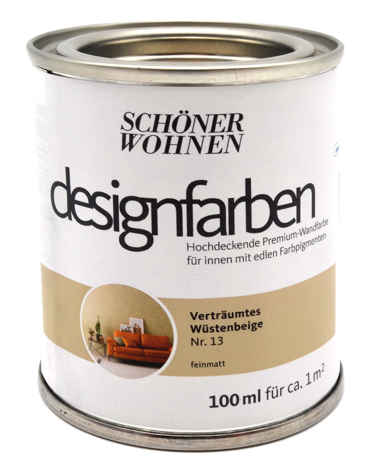 Designfarbe Verträumtes Wüstenbeige feinmatt 100 ml