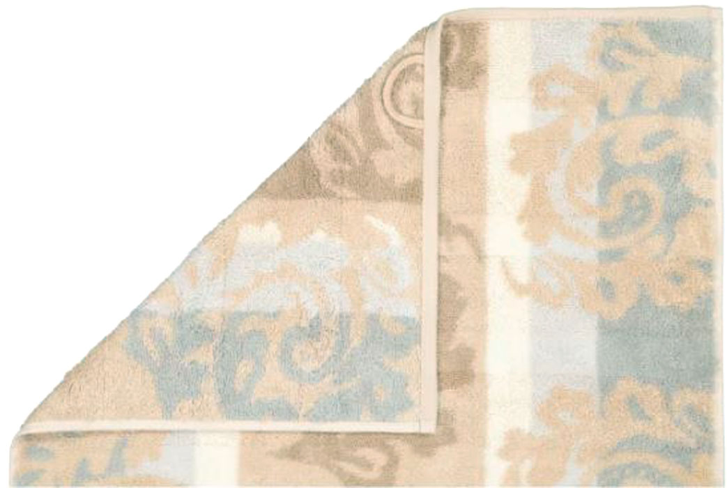 Handtuch Noblesse Cashmere Jaquardt, Fb. 33 Sand ca. 50 x 100 cm