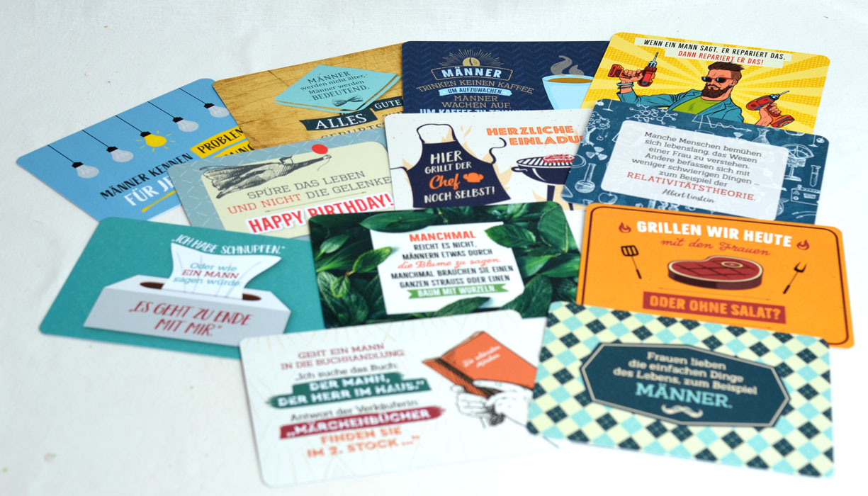 12 Postkarten für echte Kerle - Männer 491710