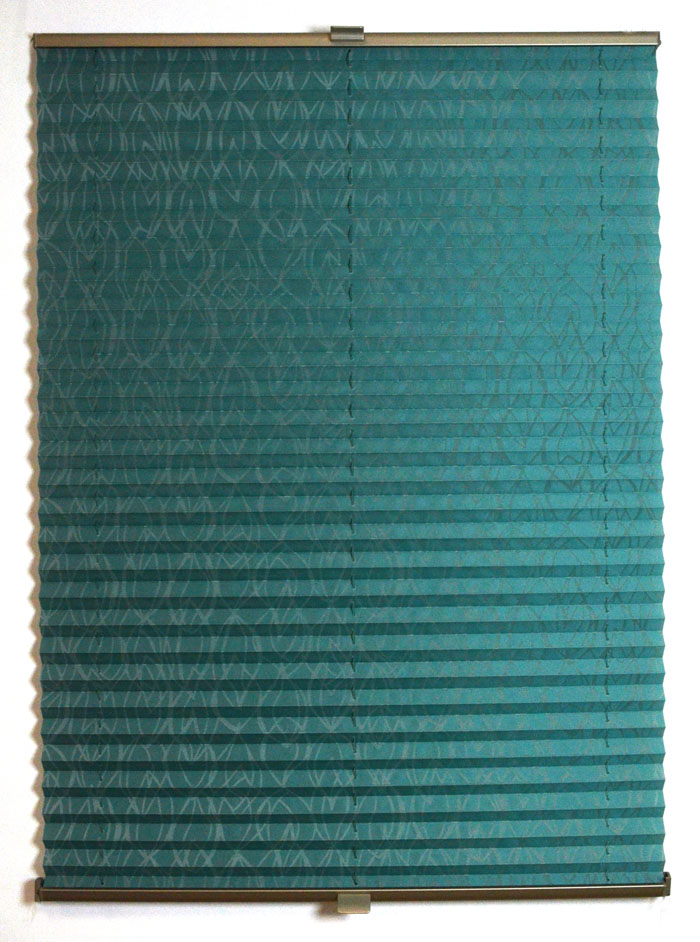 Plissee verspannt für Falzmontage 687x950mm (B/H)