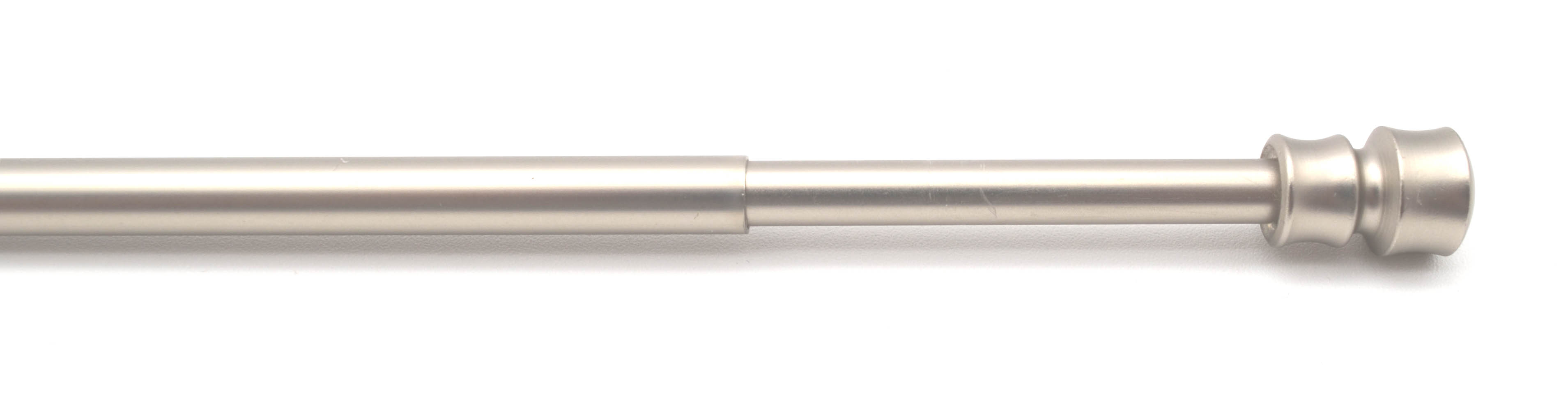 Vitrage Klemmstange Sandro edelstahl-matt ausziehbar 60-80 cm