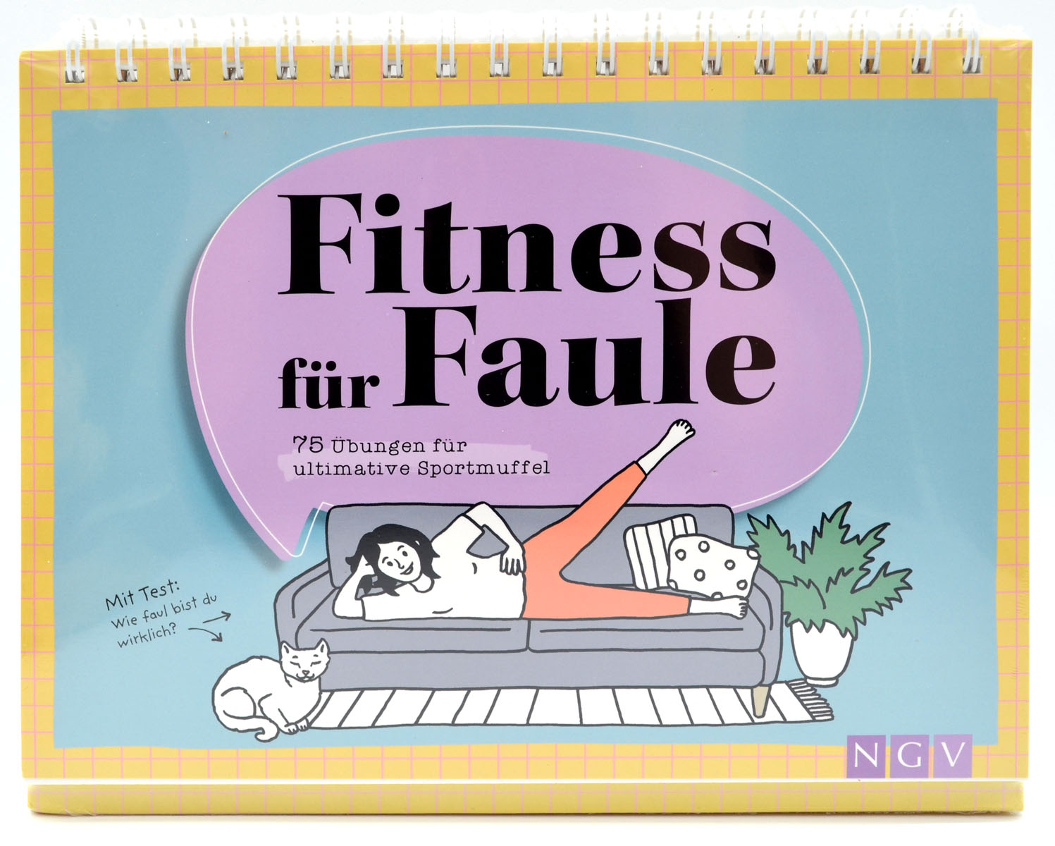 Fitness für Faule Aufstellbuch 25 x 20 cm (BxH) 