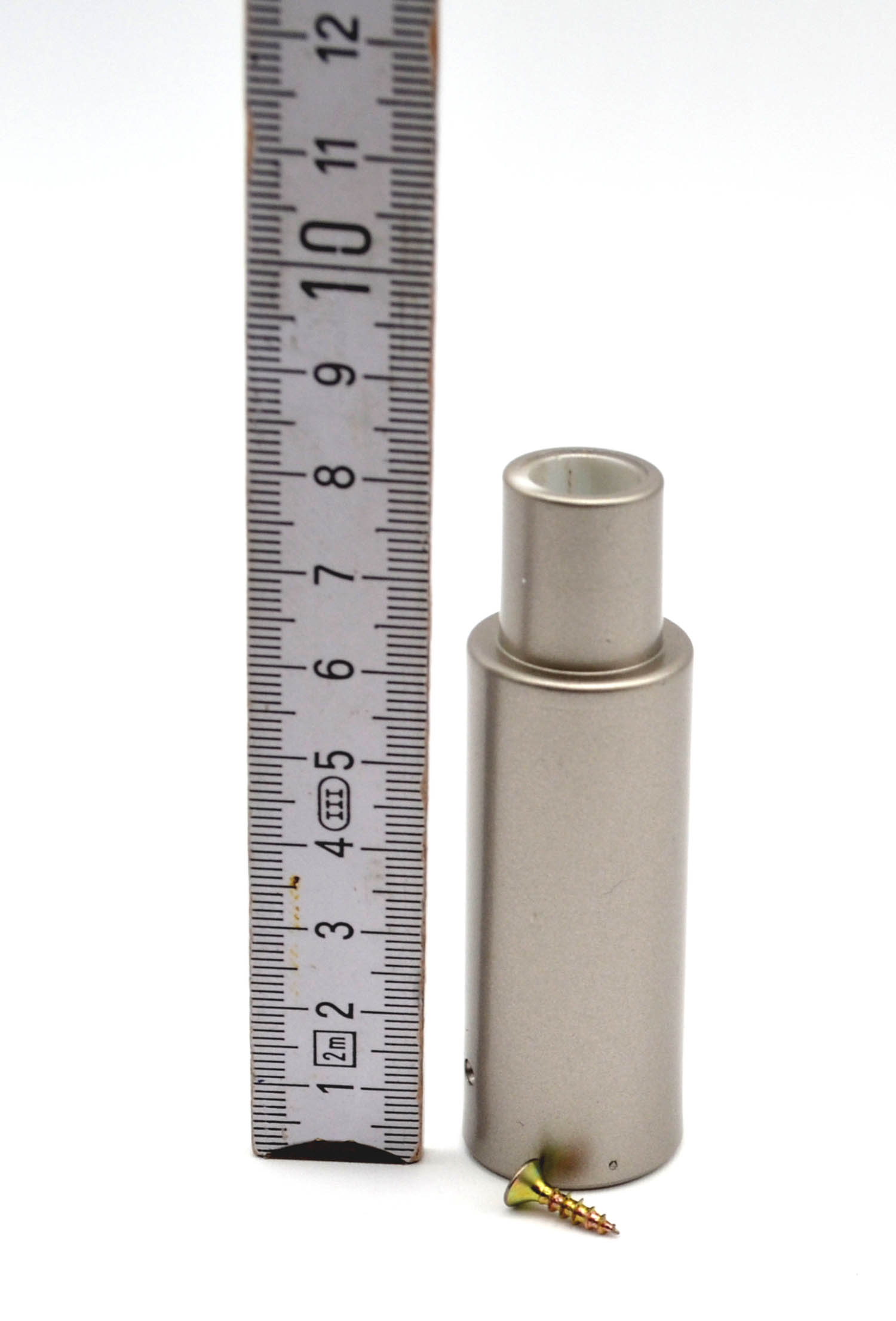 Trägerverlängerung 60 mm System Creativ d=16 mm edelstahlfarben