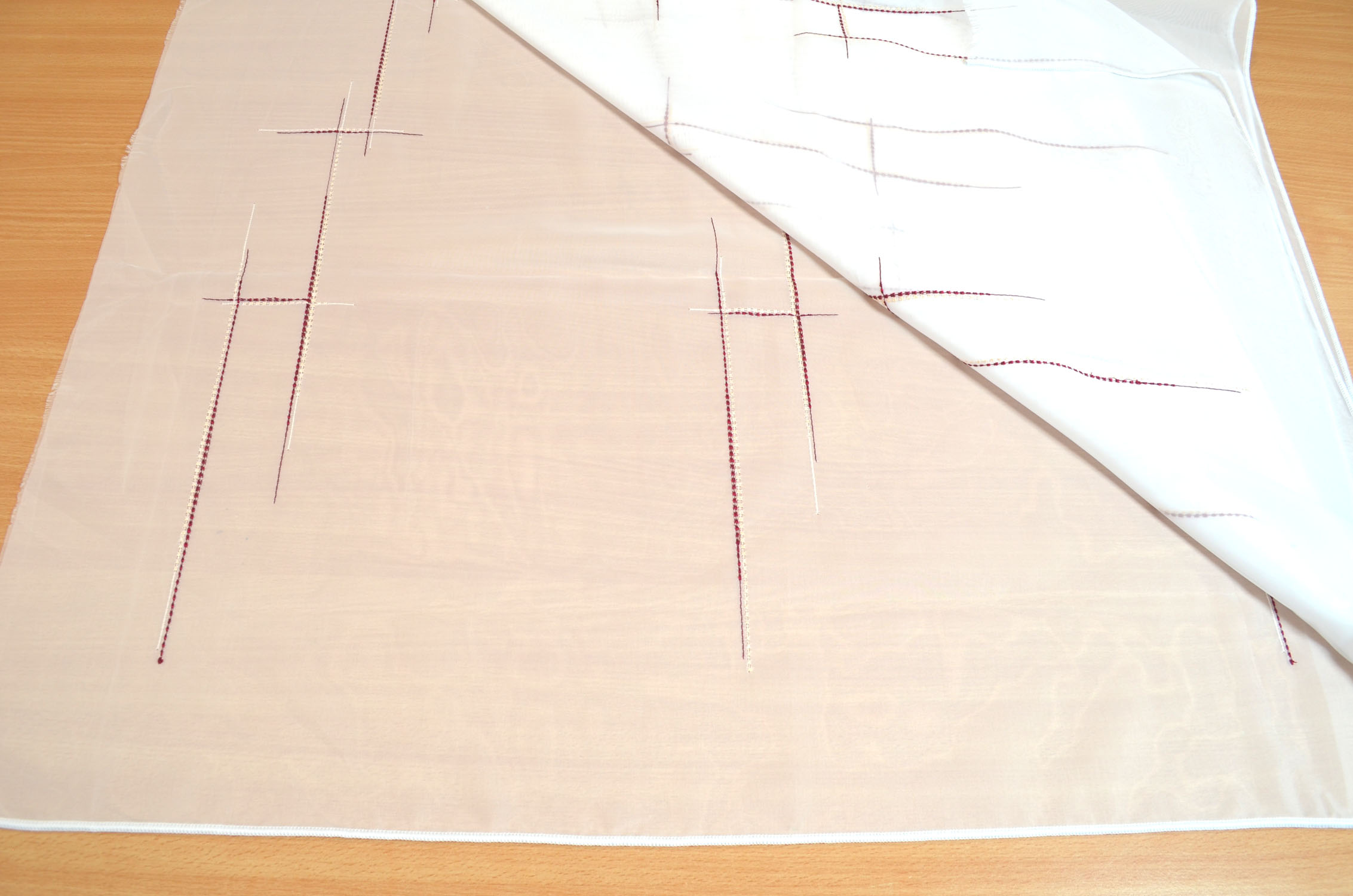 Gardinenrest Stores Stickerei 2,85 x 2,70 m (HxL)
