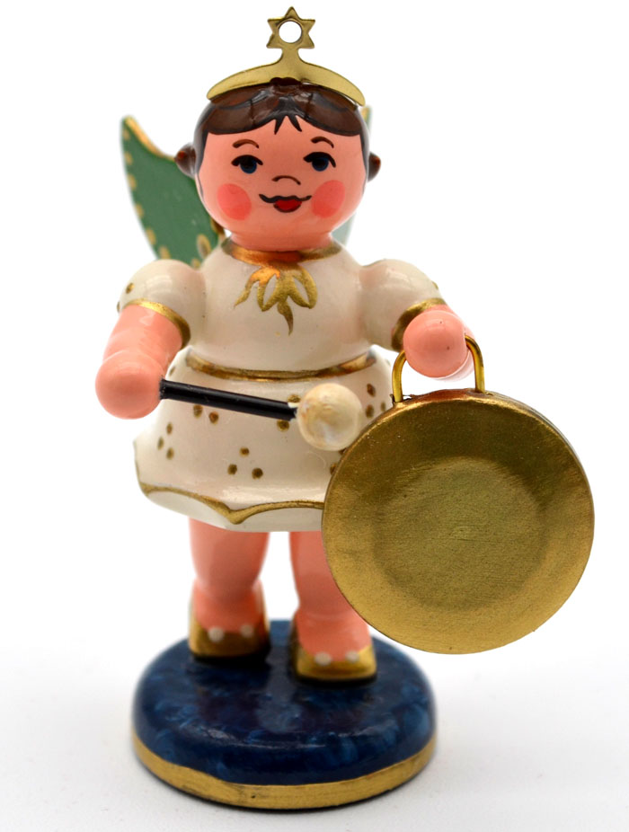 Hubrig Engel mit Gong ca. 6,5 cm - Neuheit 2024 Hubrig Engel mit Gong ca. 6,5 cm - Neuheit 2024