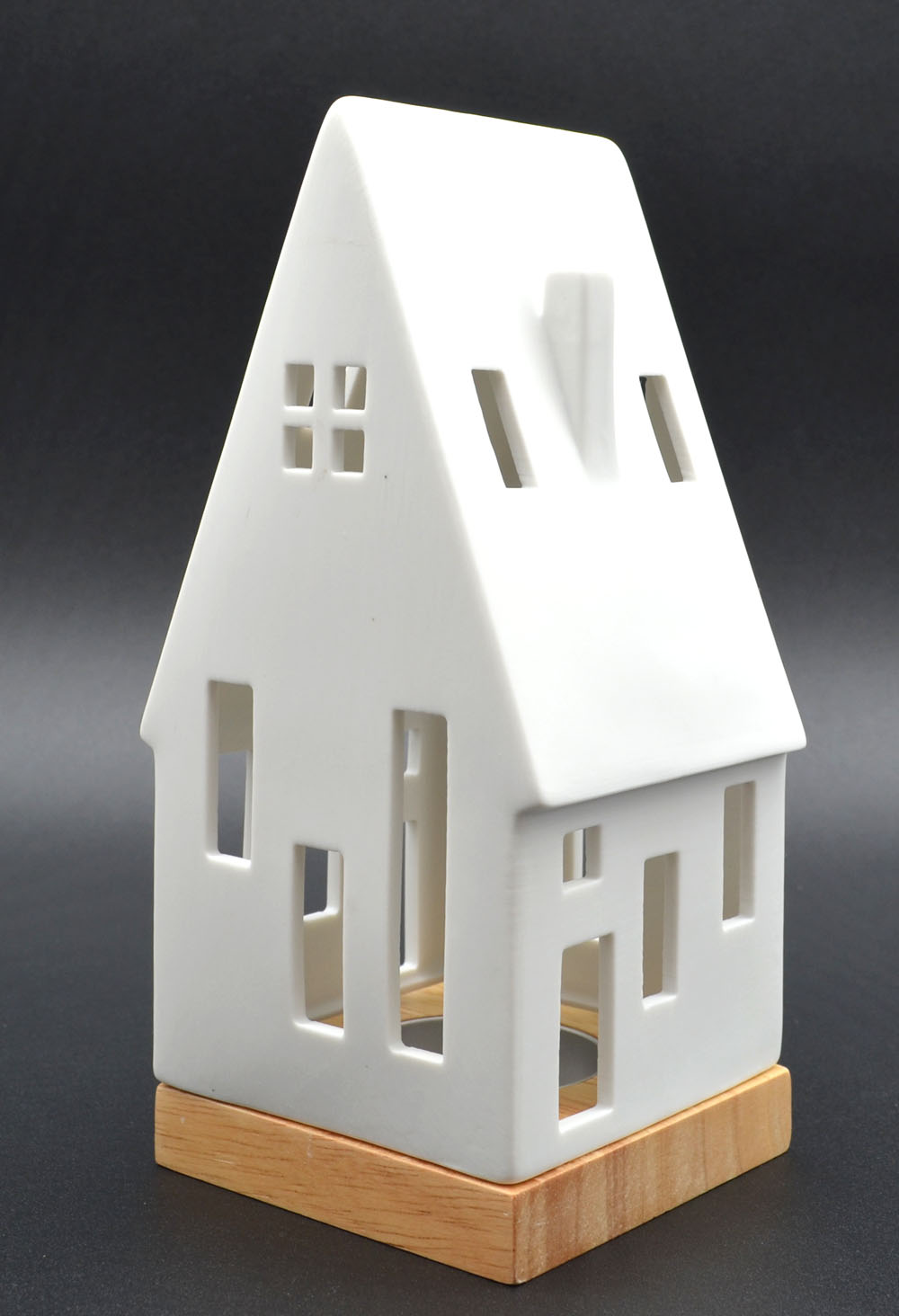 Village House Porzellan-Teelichthaus 19x8,1x8,1 cm (HxBxT) H70