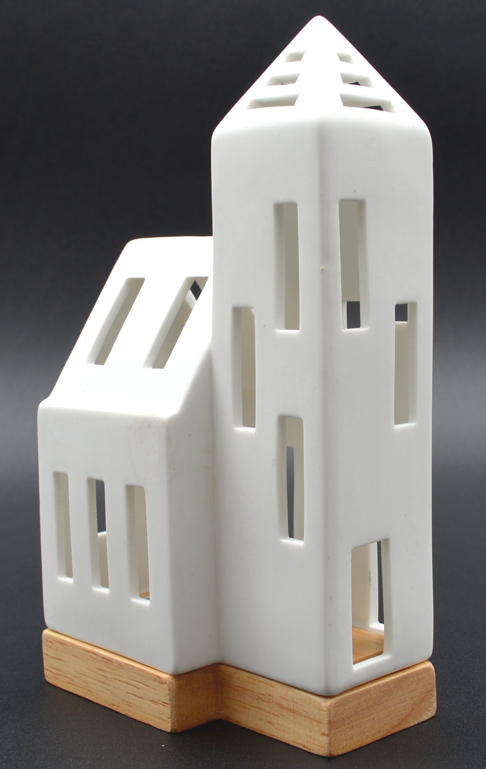 Village House Porzellan-Teelichthaus 18x10x7 cm (HxBxT) H23