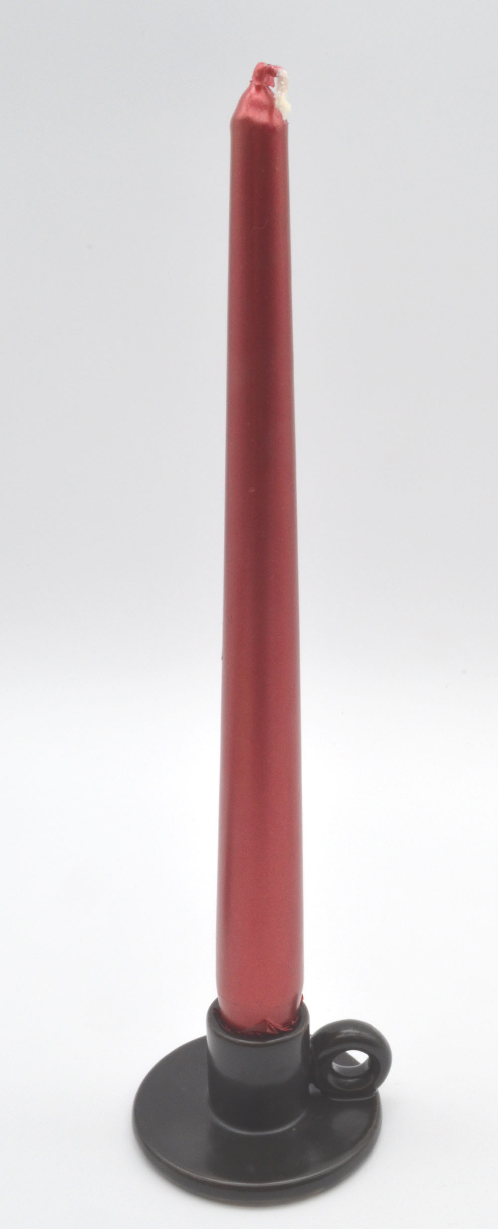 Keramik Stabkerzenhalter schwarz ca. 7x7x4cm (T/B/H) 