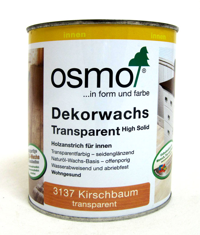 Osmo Dekorwachs 3137 kirschbaum 375ml transparent