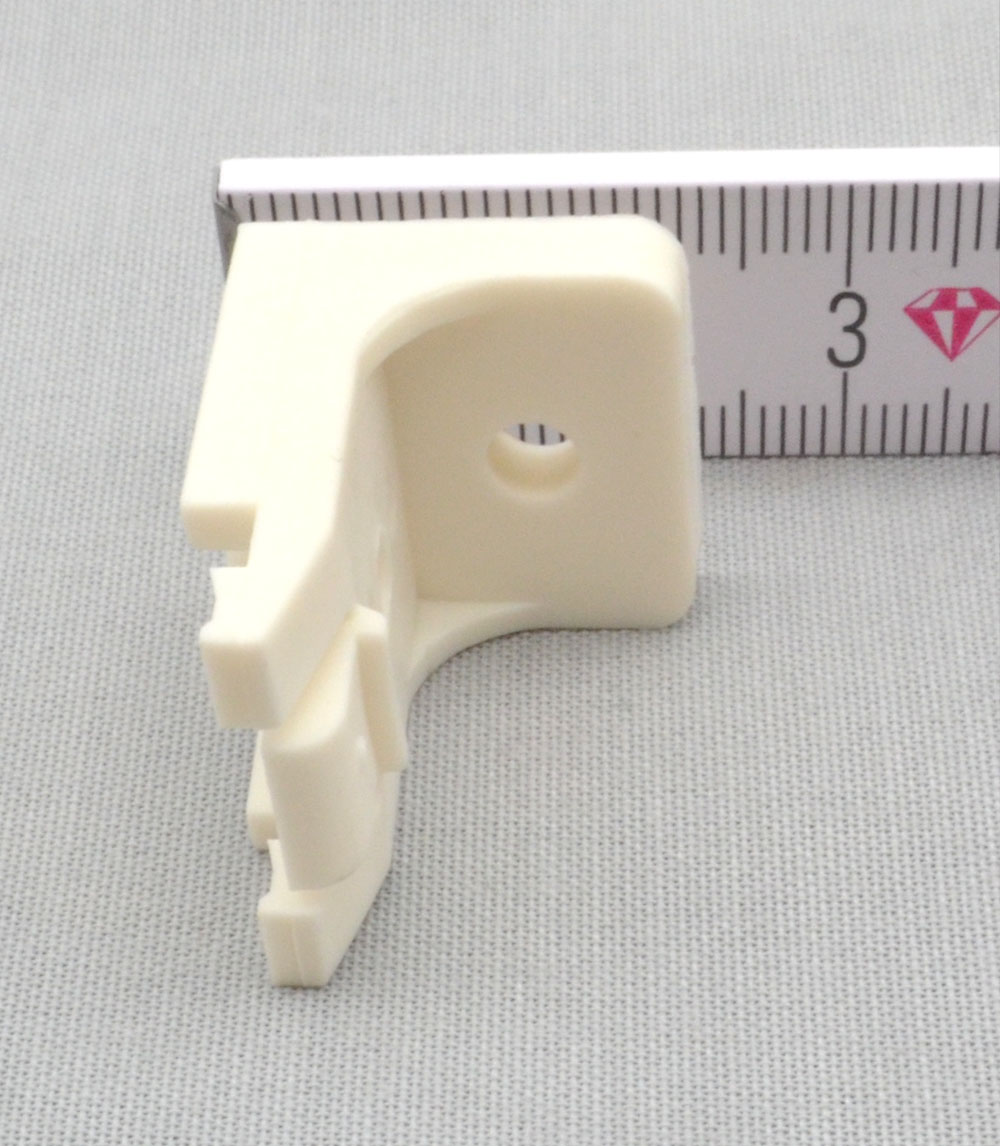 2 Wandträger für Alu-Schiene 2100 weiß Kunststoff