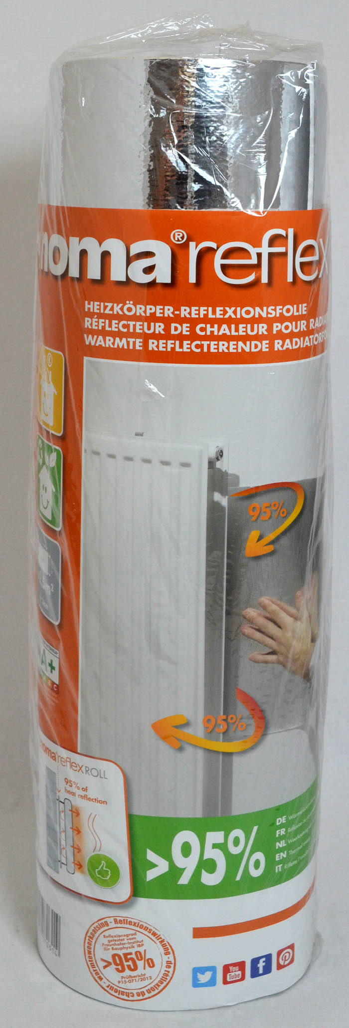 Heizkörper-Reflexionsfolie BxL 0,50mx5,00m