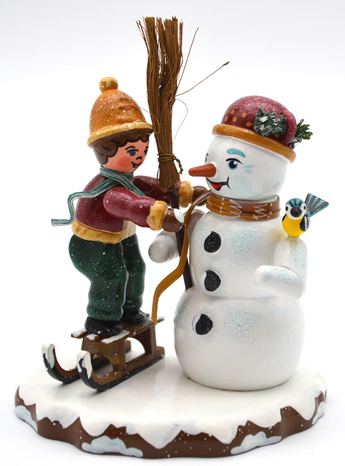 Hubrig Wiki Junge mit Schneemann 11 cm Hubrig Wiki Junge mit Schneemann 11 cm