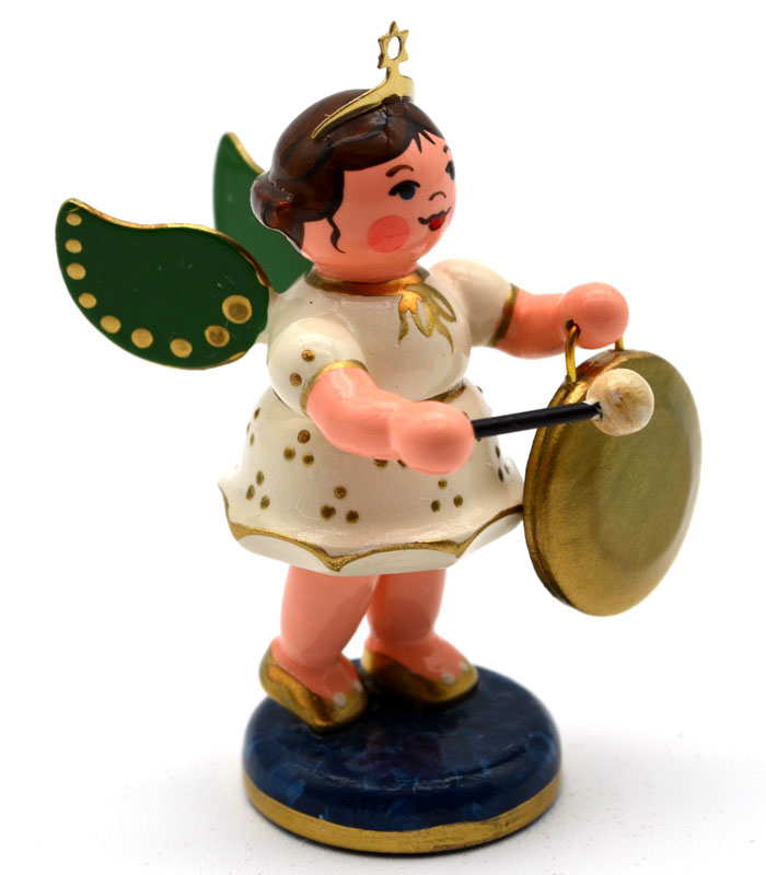 Hubrig Engel mit Gong ca. 6,5 cm - Neuheit 2024 Hubrig Engel mit Gong ca. 6,5 cm - Neuheit 2024