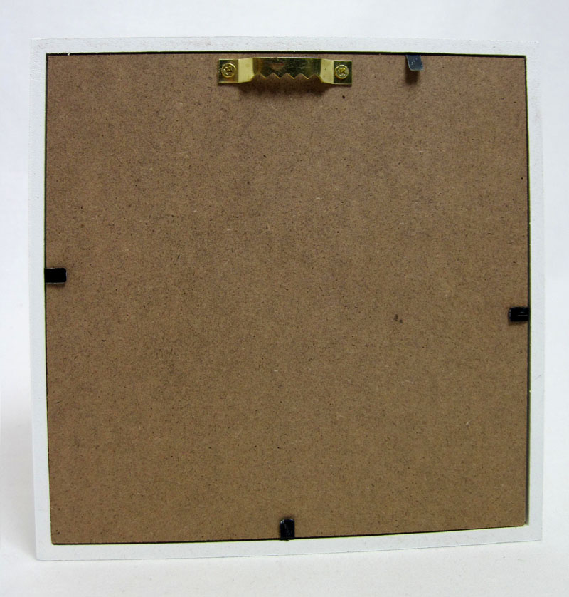 1 Bilderrahmen-Spardose "Renten-Kasse" weiß-farbig ca. 15x5x15cm B/T/H